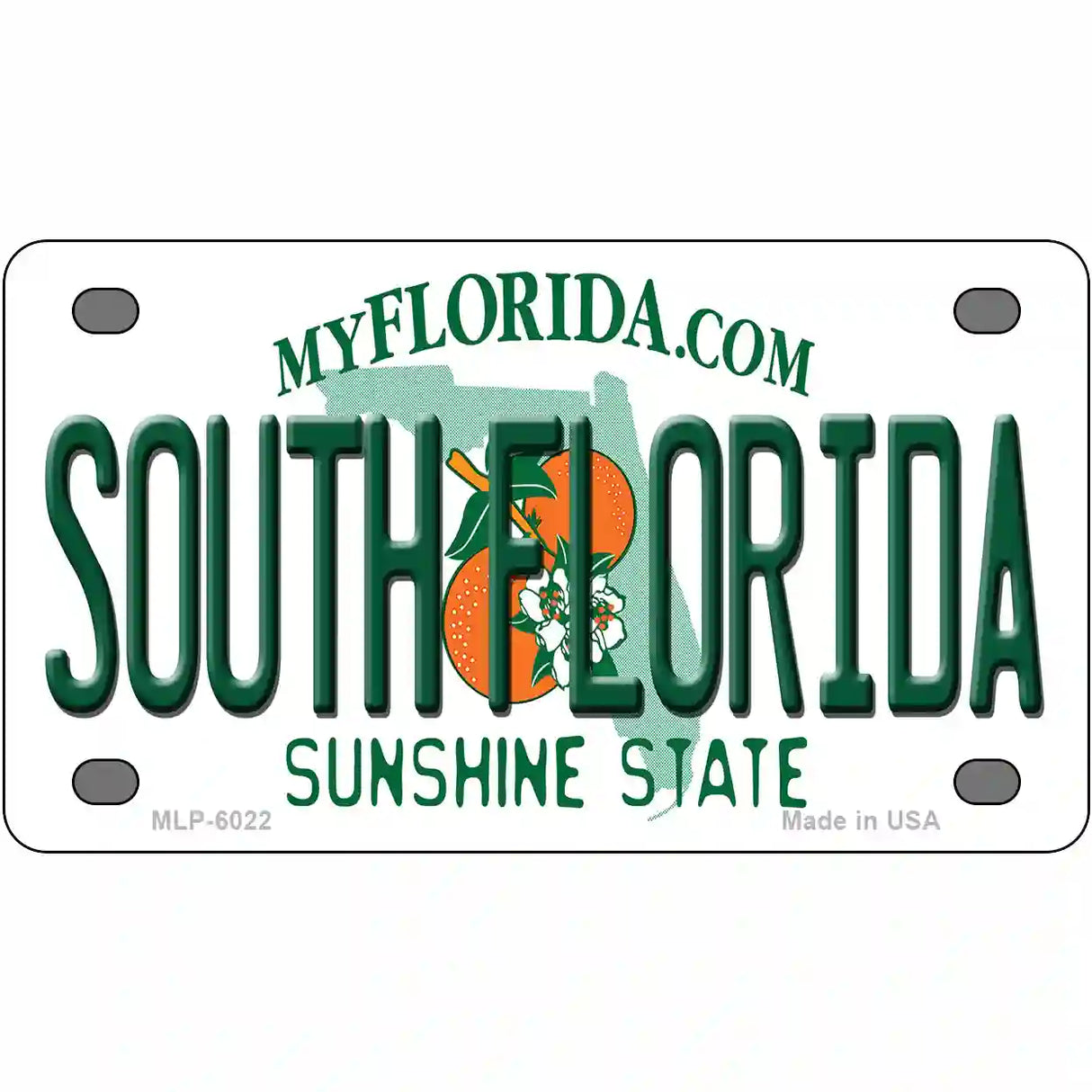 South Florida Novelty Metal License Plate 4" x 2.2" (MLP)