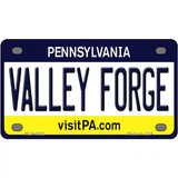 Valley Forge Pennsylvania State Novelty Metal License Plate 4" x 2.2" (MLP)