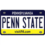 Penn State Pennsylvania State Novelty Metal License Plate 4" x 2.2" (MLP)