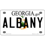 Albany Georgia Novelty Metal License Plate 4" x 2.2" (MLP)