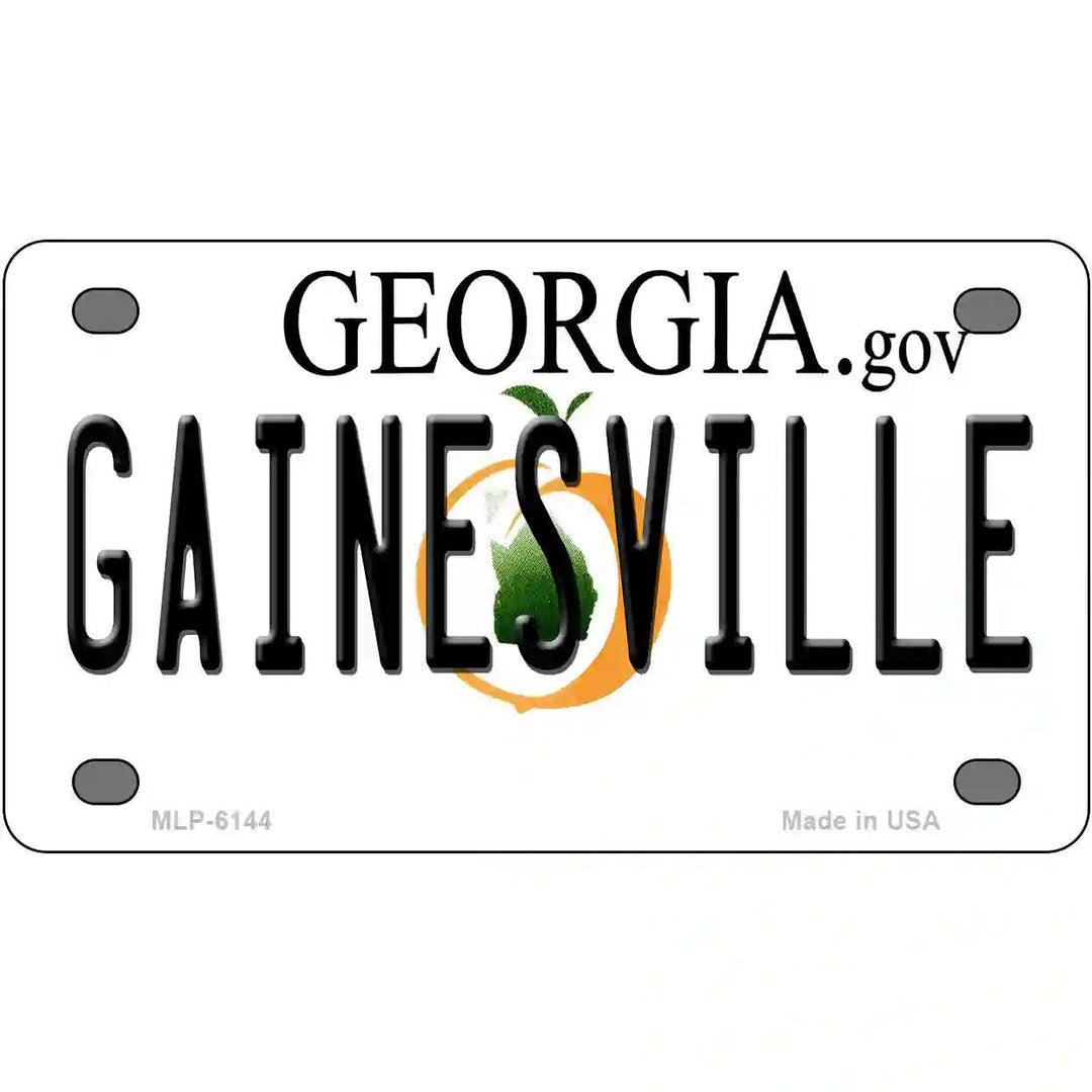 Gainesville Georgia Novelty Metal License Plate 4" x 2.2" (MLP)