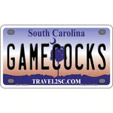 Gamecocks South Carolina Novelty Metal License Plate 4" x 2.2" (MLP)