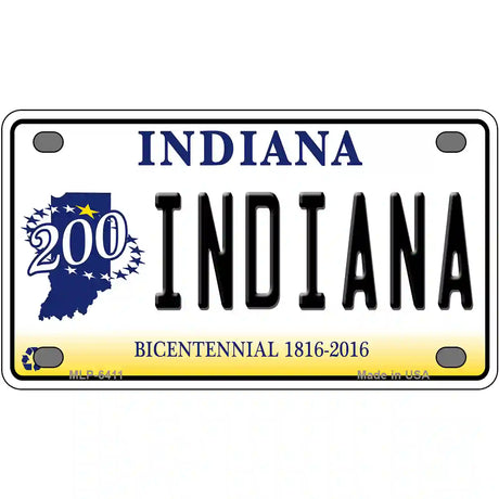 Indiana Novelty Metal License Plate 4" x 2.2" (MLP)