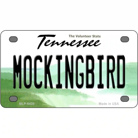 Mockingbird Tennessee Novelty Metal License Plate 4" x 2.2" (MLP)