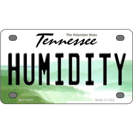 Humidity Tennessee Novelty Metal License Plate 4" x 2.2" (MLP)