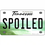 Spoiled Tennessee Novelty Metal License Plate 4" x 2.2" (MLP)