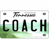 Coach Tennessee Novelty Metal License Plate 4" x 2.2" (MLP)