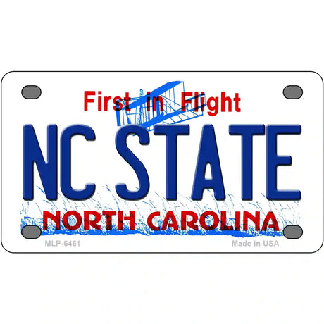 North Carolina State Novelty Metal License Plate 4" x 2.2" (MLP)