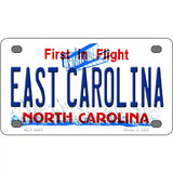 East Carolina North Carolina Novelty Metal License Plate 4" x 2.2" (MLP)