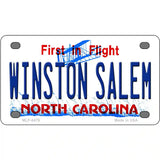 Winston Salem North Carolina Novelty Metal License Plate 4" x 2.2" (MLP)