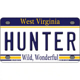 Hunter West Virginia Novelty Metal License Plate 4" x 2.2" (MLP)