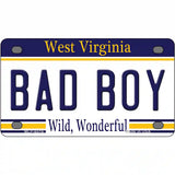 Bad Boy West Virginia Novelty Metal License Plate 4" x 2.2" (MLP)