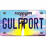 Gulfport Mississippi Novelty Metal License Plate 4" x 2.2" (MLP)