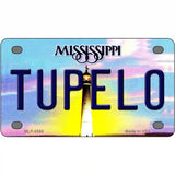 Tupelo Mississippi Novelty Metal License Plate 4" x 2.2" (MLP)