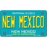 New Mexico Novelty Metal License Plate 4" x 2.2" (MLP)