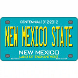 New Mexico State Novelty Metal License Plate 4" x 2.2" (MLP)