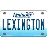 Lexington Kentucky Novelty Metal License Plate 4" x 2.2" (MLP)