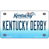 Kentucky Derby Kentucky Novelty Metal License Plate 4" x 2.2" (MLP)