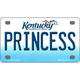 Princess Kentucky Novelty Metal License Plate 4" x 2.2" (MLP)