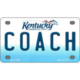 Coach Kentucky Novelty Metal License Plate 4" x 2.2" (MLP)