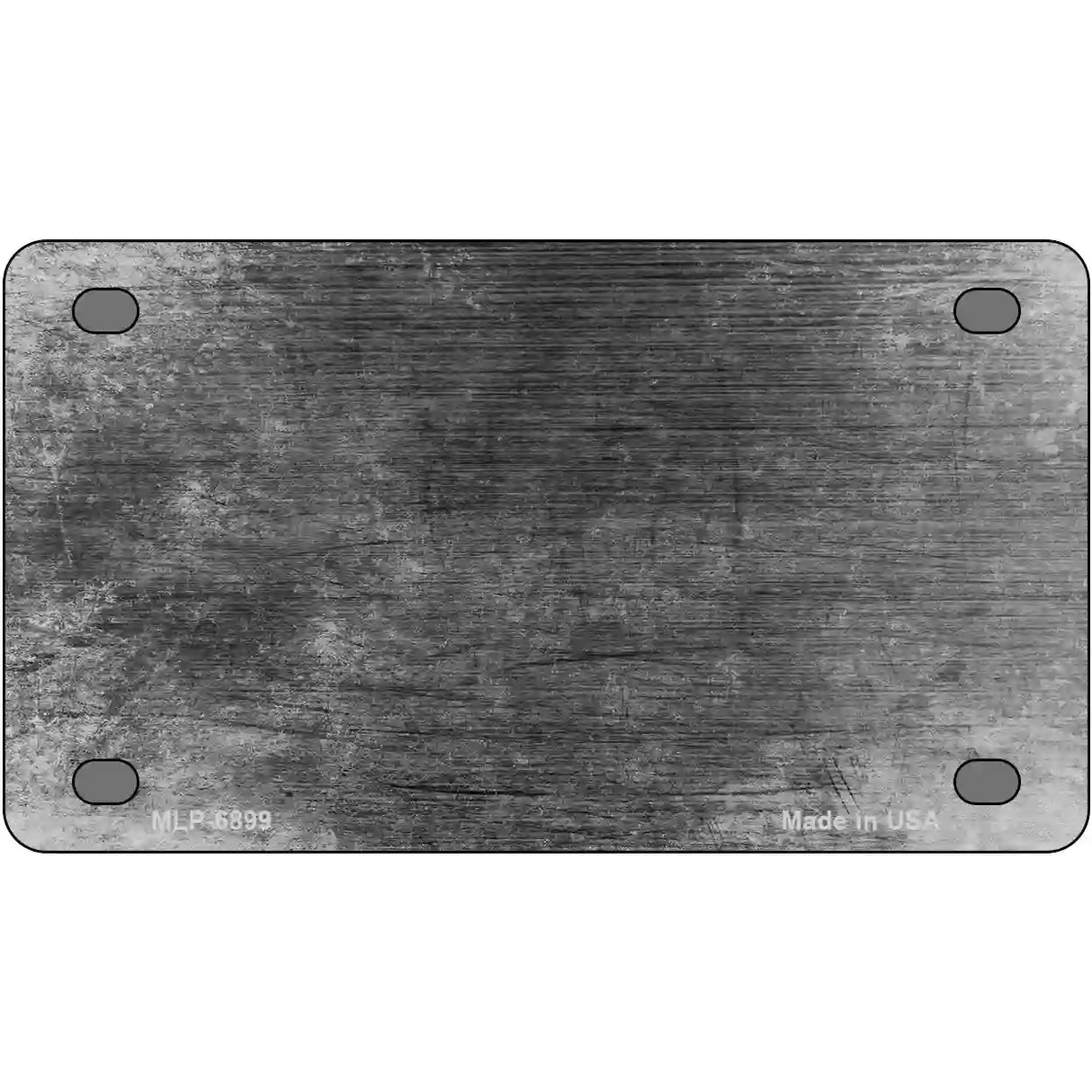 Black Oil Rubbed Solid Metal Novelty License Plate 4" x 2.2" (MLP)