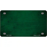 Green Oil Rubbed Solid Metal Novelty License Plate 4" x 2.2" (MLP)