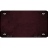 Burguny Oil Rubbed Solid Metal Novelty License Plate 4" x 2.2" (MLP)