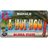 A Hui Hou Hawaii State Novelty Metal License Plate 4" x 2.2" (MLP)