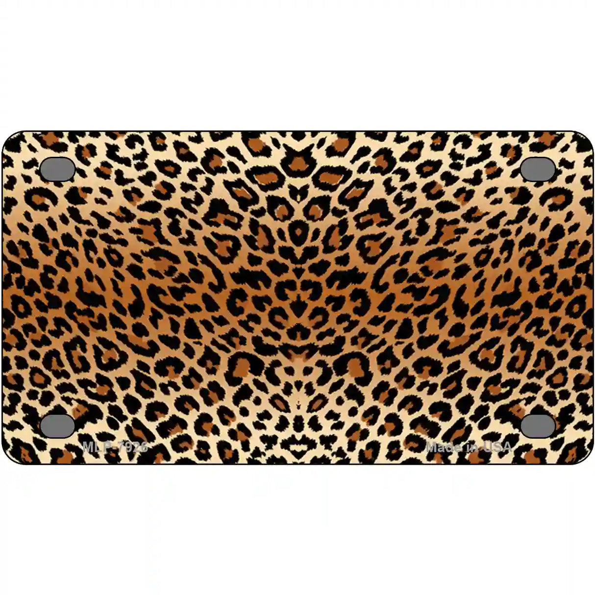 Cheetah Metal Novelty License Plate 4" x 2.2" (MLP)