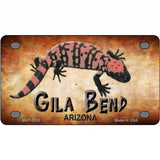 Gila Bend Gila Monster Novelty Metal License Plate 4" x 2.2" (MLP)