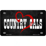 Country Gals Novelty License Plate 4" x 2.2" (MLP)