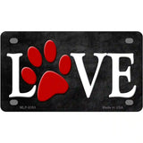 Love Metal Novelty License Plate