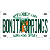 Bonita Springs Florida Metal Novelty License Plate 4" x 2.2" (MLP)