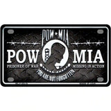 POW MIA Metal Novelty License Plate