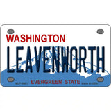 Leavenworth Washington Metal Novelty License Plate