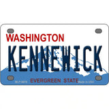 Kennewick Washington Metal Novelty License Plate 4" x 2.2" (MLP)