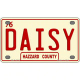 Daisy Metal Novelty License Plate 4" x 2.2" (MLP)