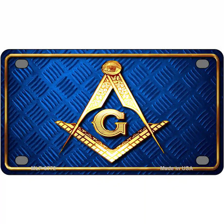 Freemasonry Metal Novelty License Plate 4" x 2.2" (MLP)