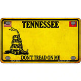 Tennessee Dont Tread On Me Metal Novelty License Plate 4" x 2.2" (MLP)