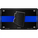 Arizona Thin Blue Line Metal Novelty License Plate 4" x 2.2" (MLP)