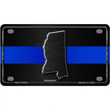 Mississippi Thin Blue Line Metal Novelty License Plate