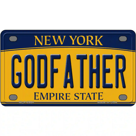 Godfather New York Metal Novelty License Plate