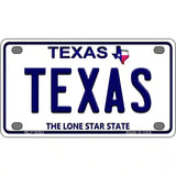 Texas Novelty Metal License Plate 4" x 2.2" (MLP)