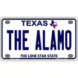 Alamo Texas Novelty Metal License Plate