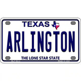 Arlington Texas Novelty Metal License Plate 4" x 2.2" (MLP)