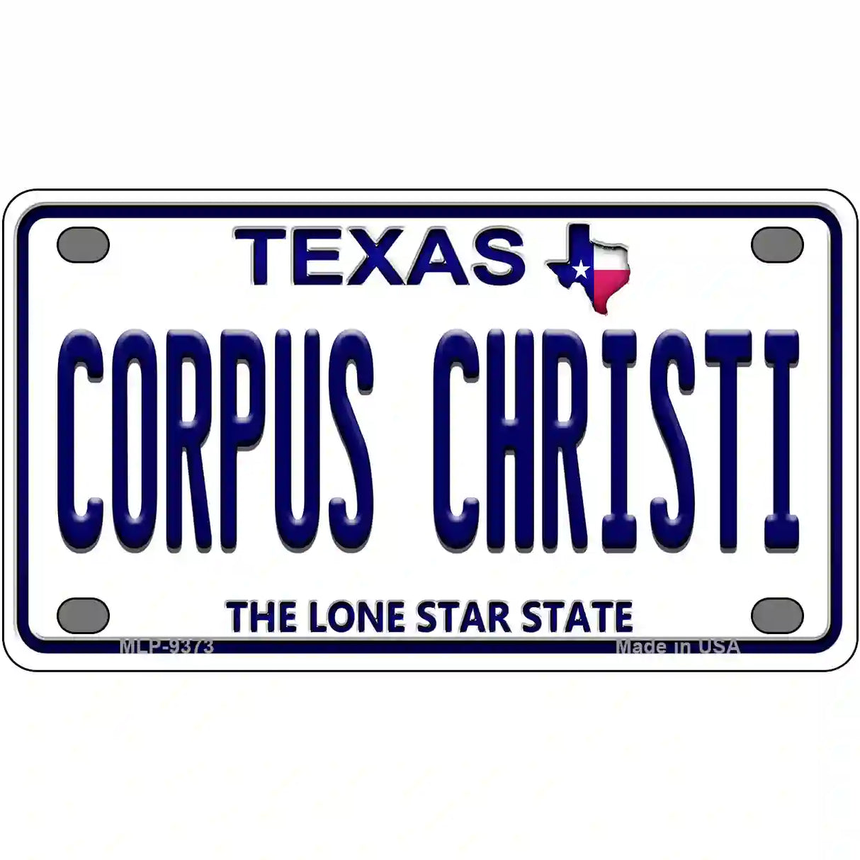 Corpus Christi Texas Novelty Metal License Plate 4" x 2.2" (MLP)