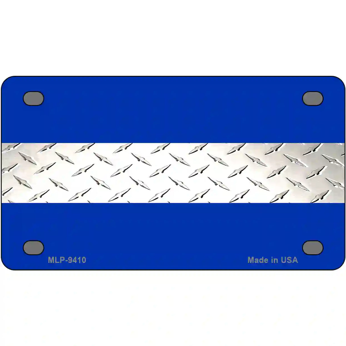 Emergency Medical Services Diamond Novelty Metal License Plate 4" x 2.2" (MLP)