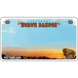 North Dakota Novelty Metal License Plate