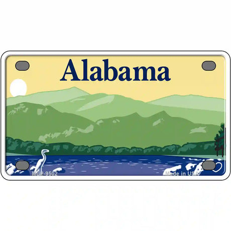 Alabama Novelty Metal License Plate