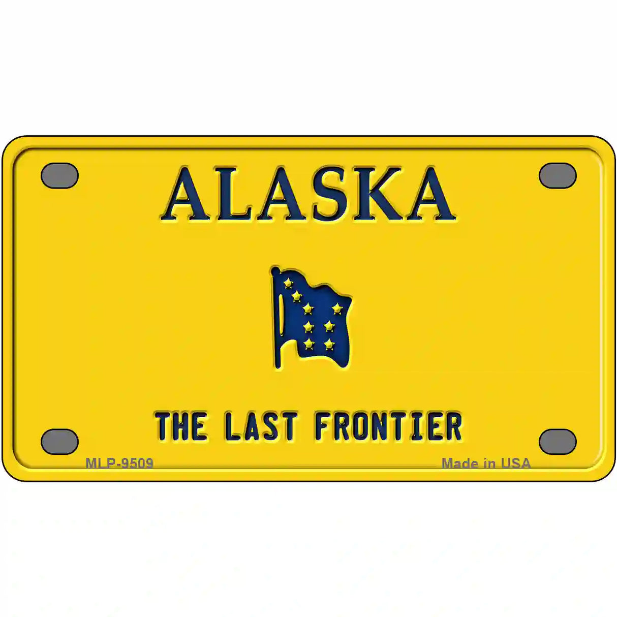 Alaska Novelty Metal License Plate